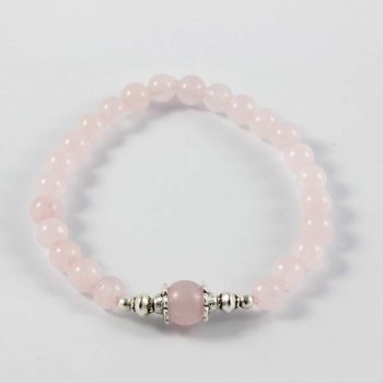 Bracelet Bienveillance en quartz rose